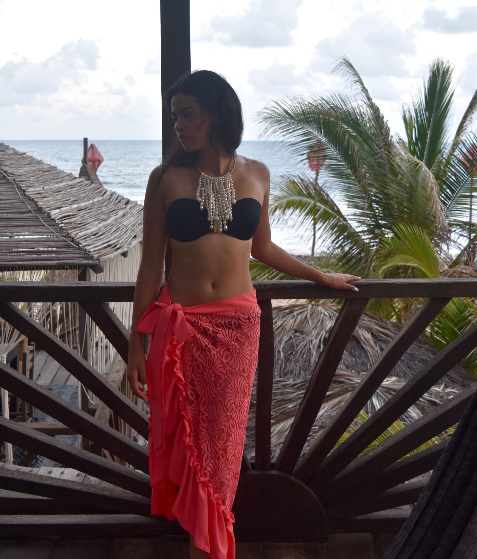 Pareo Coral Lace - Imagen 4